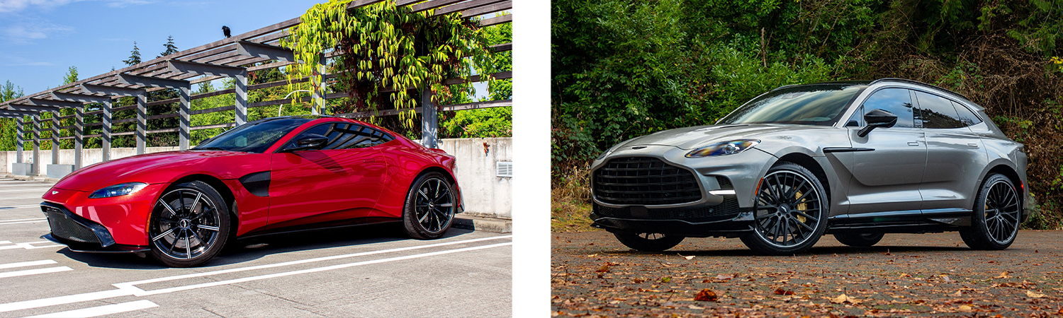 External shot of two vehicles.