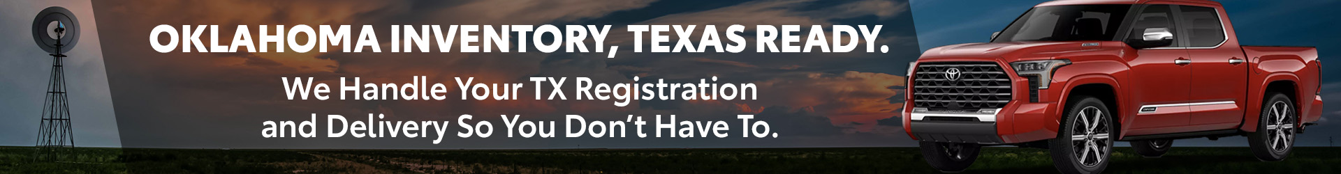 Oklahoma Inventory, Texas Ready